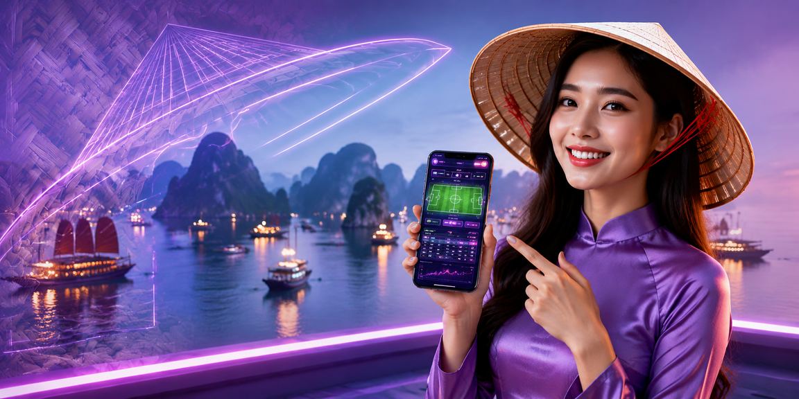 Người dùng truy cập casino di động tại Hạ Long trên điện thoại
