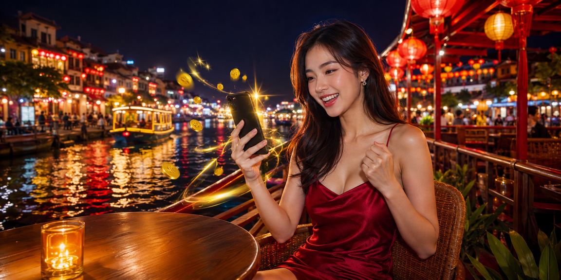 Người dùng Hà Nội kiểm tra kèo bóng đá trên điện thoại tại quán cà phê