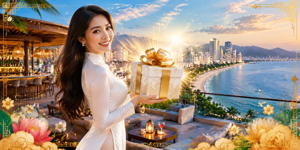 Người mặc áo dài tại Nha Trang dùng điện thoại xem kèo cá cược
